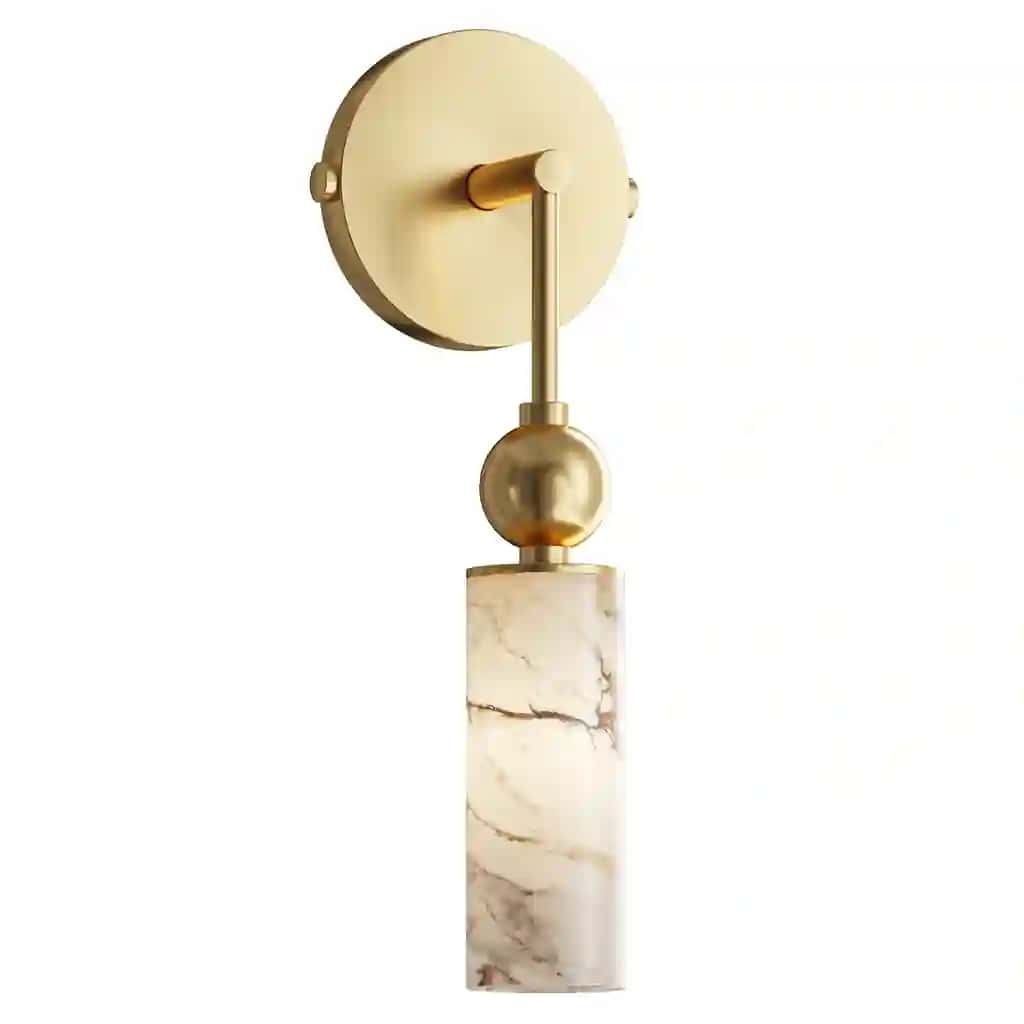 Harlin Alabaster Wall Lamp 1 heads