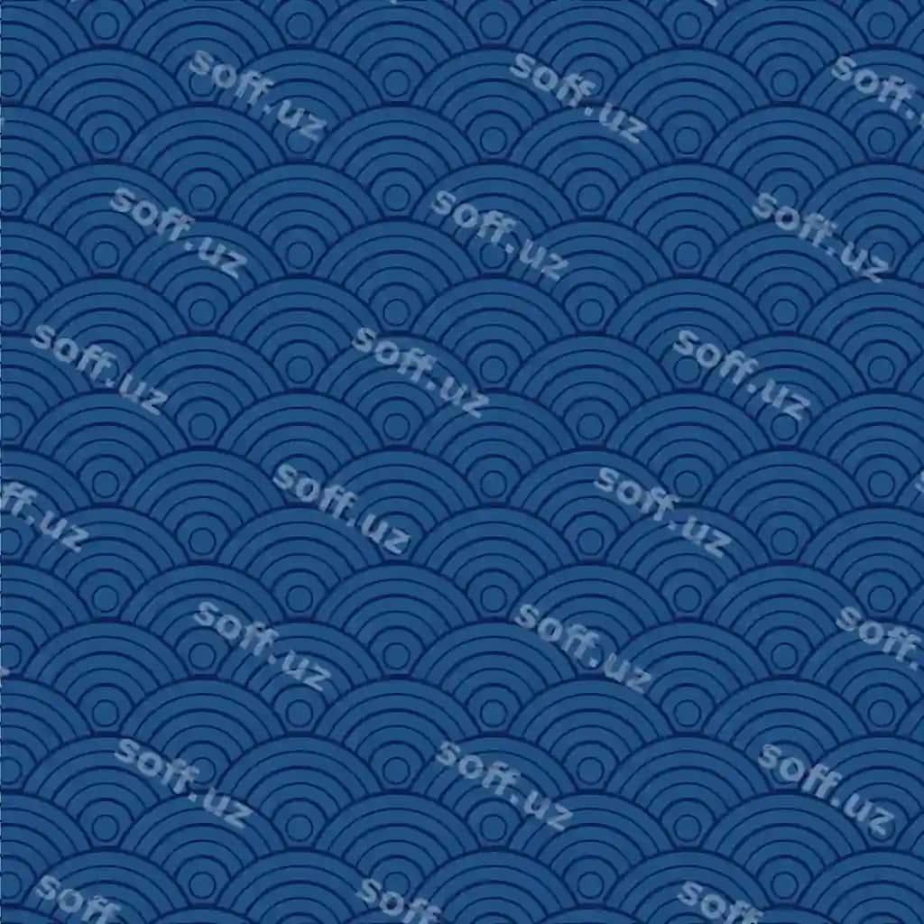 Flot dizayn Yapon to'lqoq dizayni | Flat design japanese wave pattern design