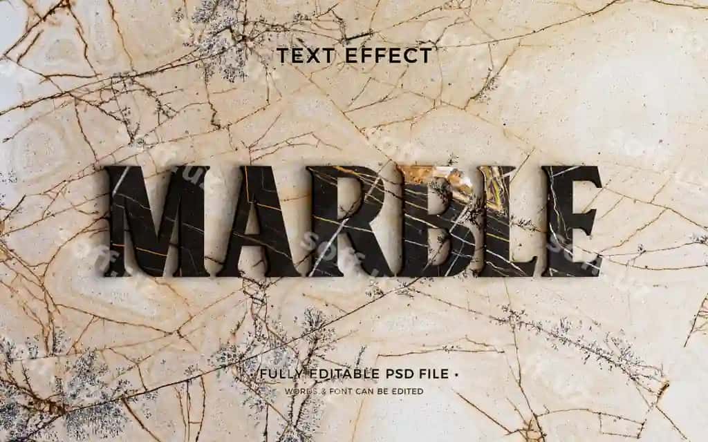 Turli xil devor teksturalari matn effekti | Different wall textures text effect