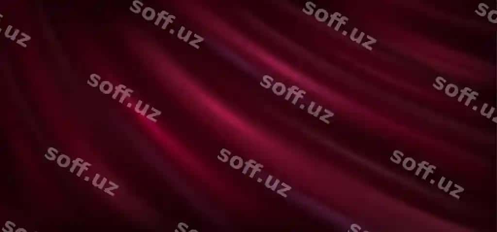 Chuqur qizil tozlashgan mato realistik vektor fon | Deep red rippled fabric realistic vector background