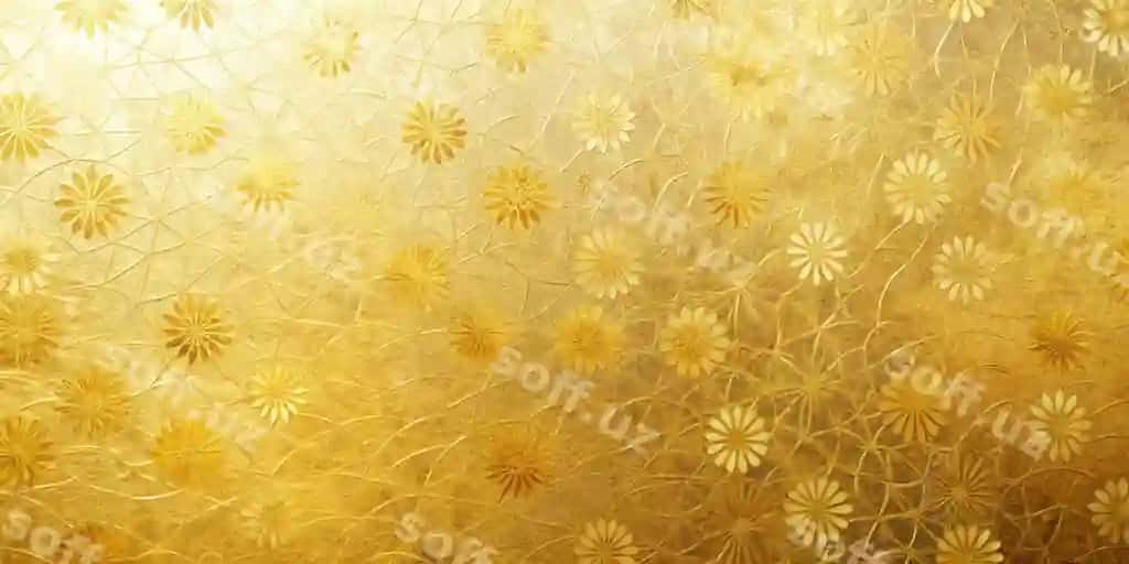 Oltin Yapon qog'ozi yorqin fonda material | Golden japanese paper light background material