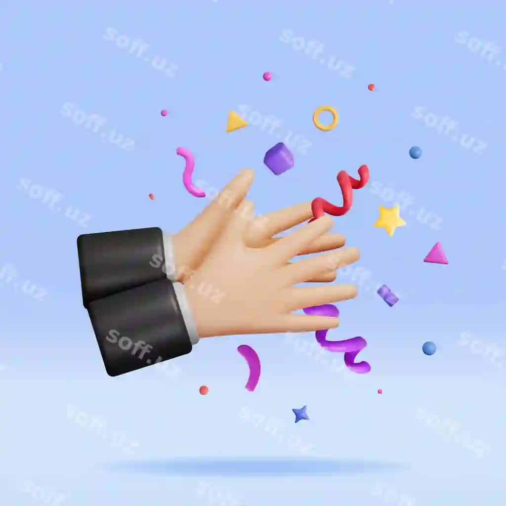 3D inson qo'llari qisqirmoqda isolatsiyalangan oq | 3d human hands clapping isolated white