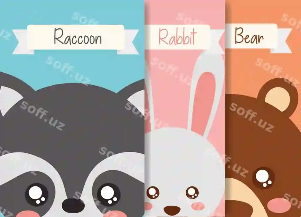 Mashina hayvonlari kartooni | Cute animal cartoon
