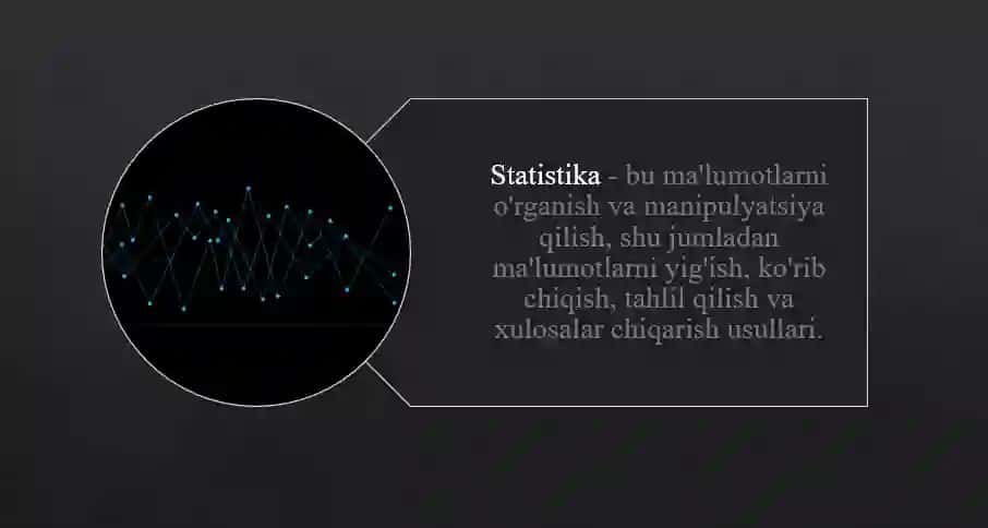statistika va statistik baho tushunchalari