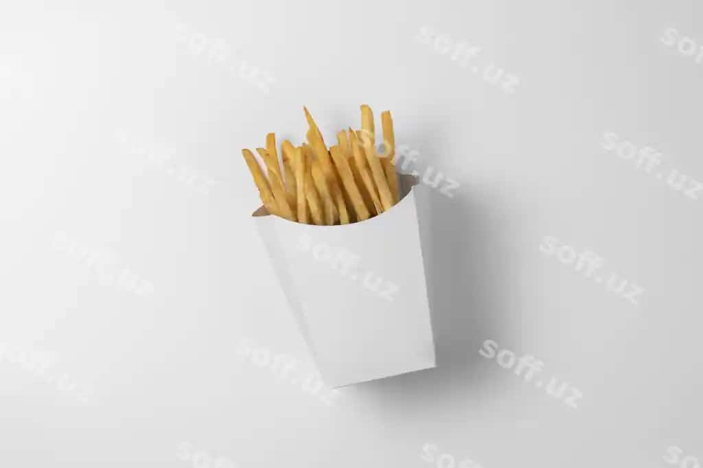 Qutcha namuna dizayni fast food | Box mock up design fast food