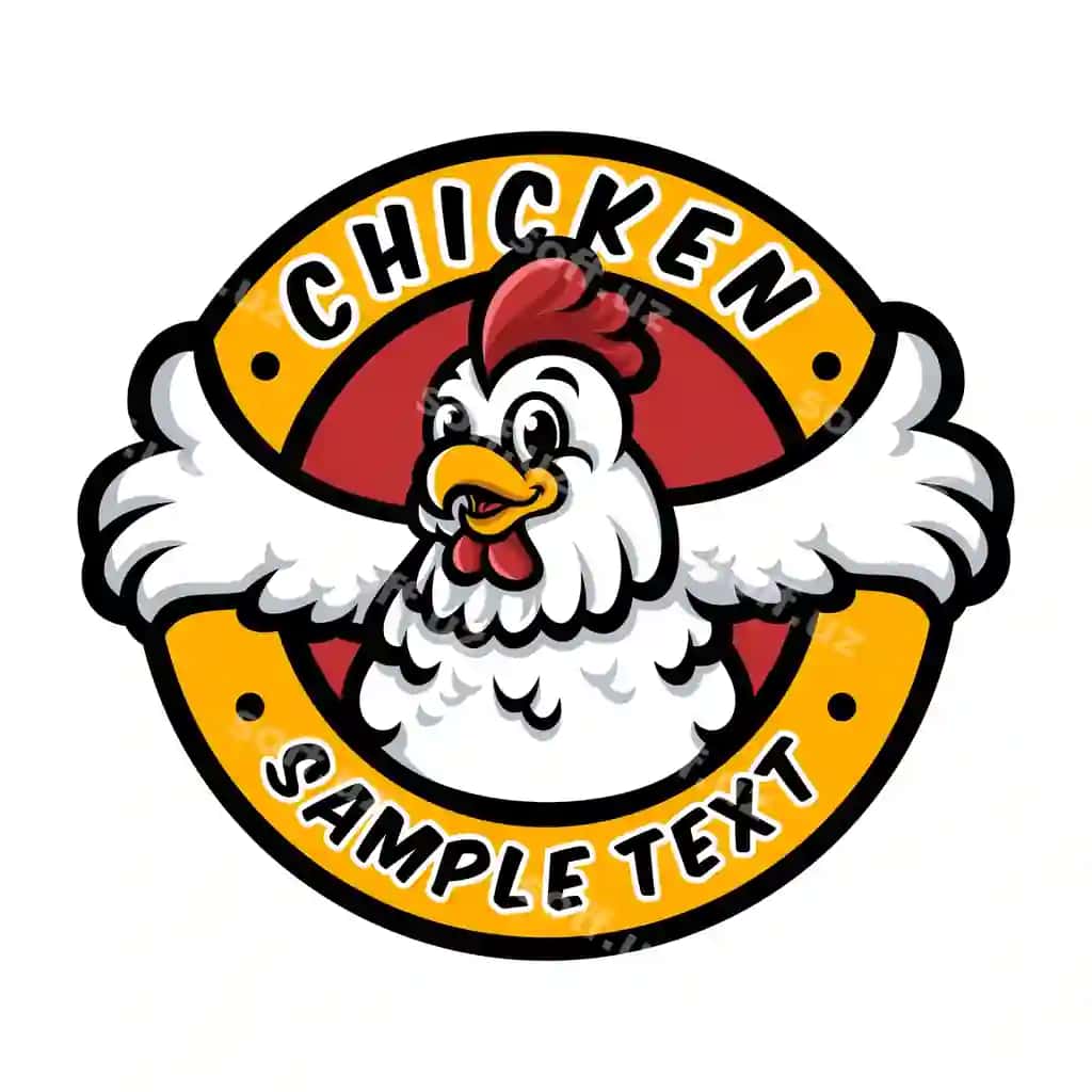 Tovuq logo maskoti | Chicken logo mascot