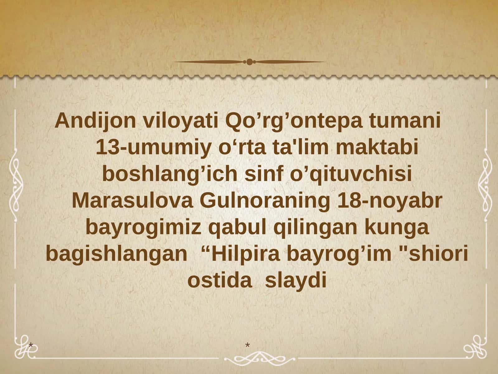 "Hilpira bayrog’im"