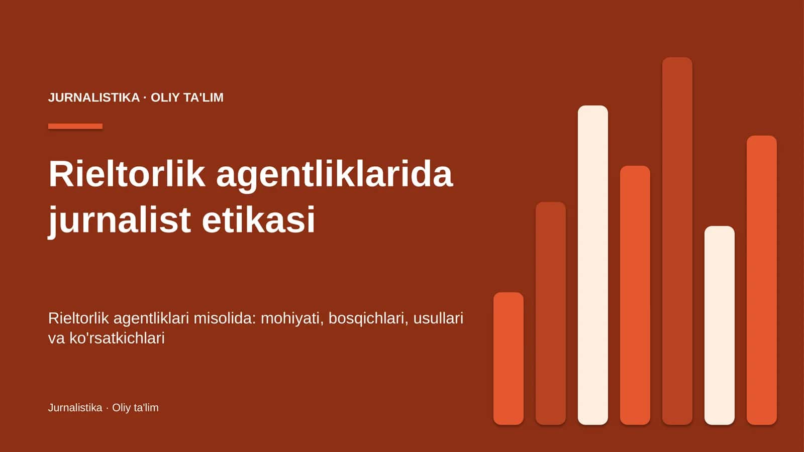 rieltorlik agentliklarida jurnalist etikasi 7823