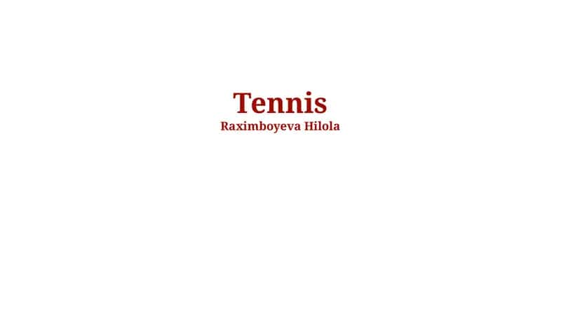 Tennis Tarixi