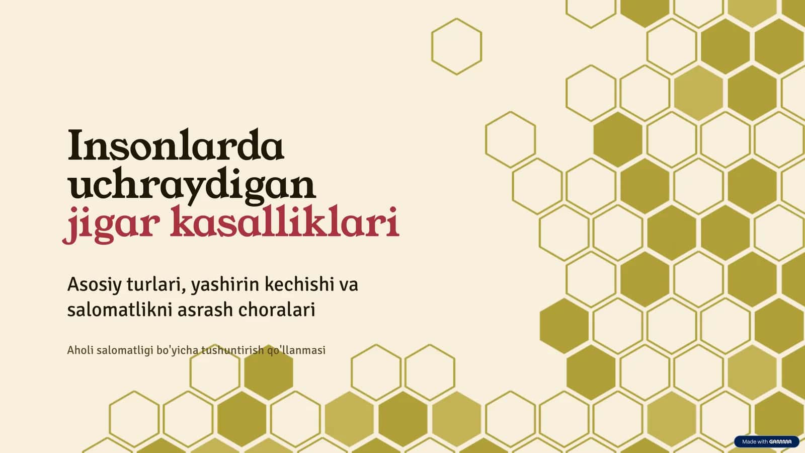 Jigar kasalliklari