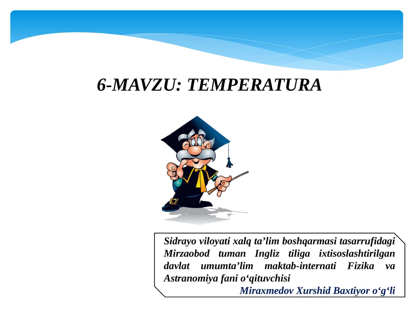 TEMPERATURA