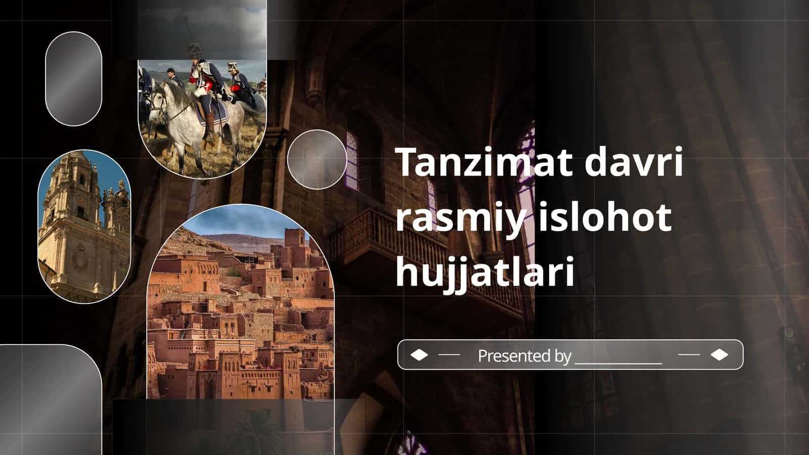 Tanzimat davri rasmiy islohot hujjatlari.