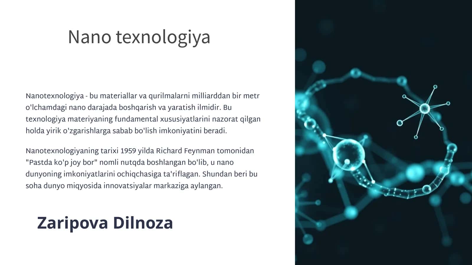Nanotexnologiya
