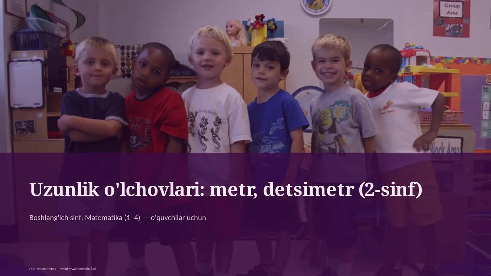 Boshlang'ich sinf: Matematika (1–4) — o'quvchilar uchun