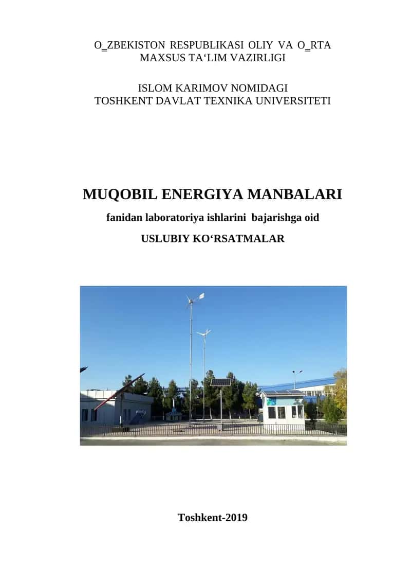 Muqobil energiya manbalari