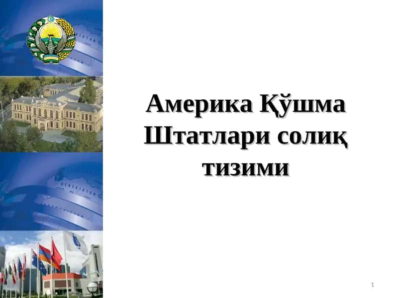 Америка Қўшма Штатлари солиқ тизими