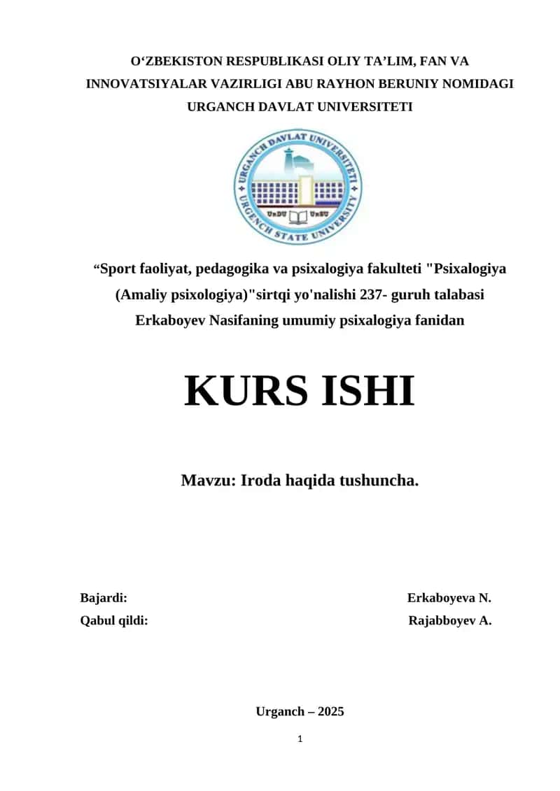 Psixologiya (Amaliy psixologiya)