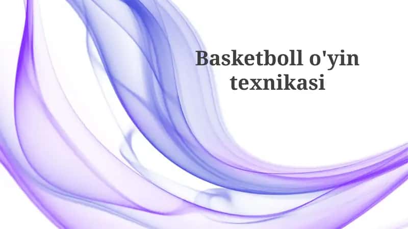 Basketbollo'yintexnikasi