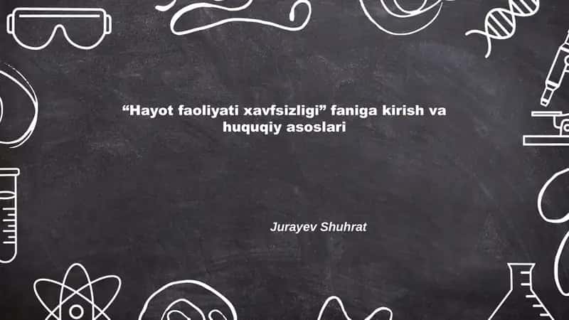 Hayot faoliyati xavfsizligi