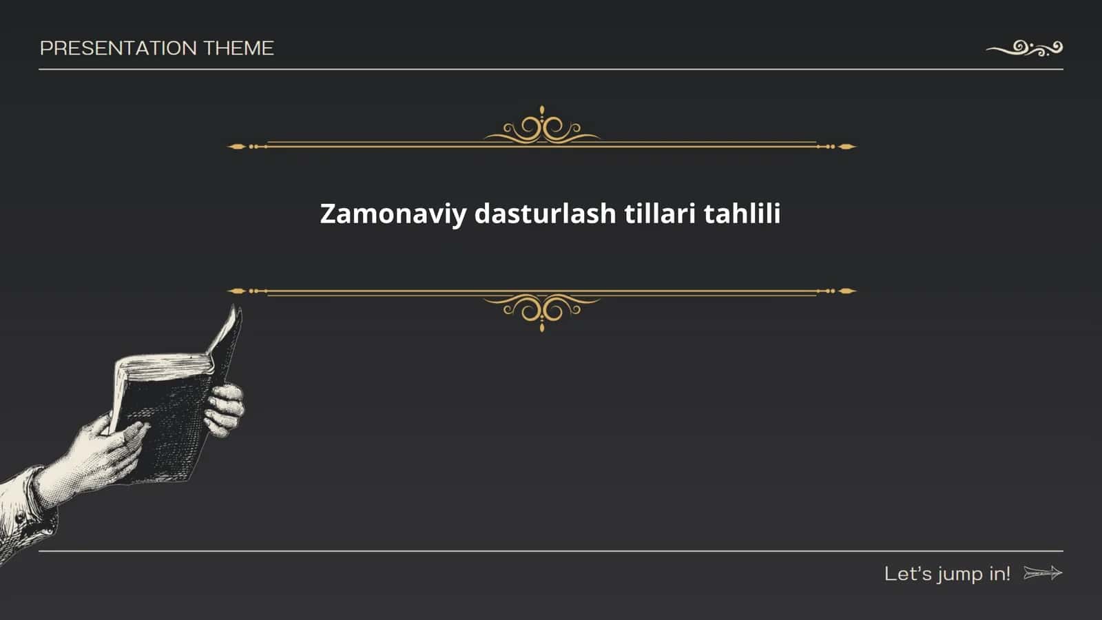 Zamonaviy dasturlash tillari tahlili
