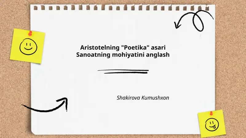 Aristotelning "Poetika" asari