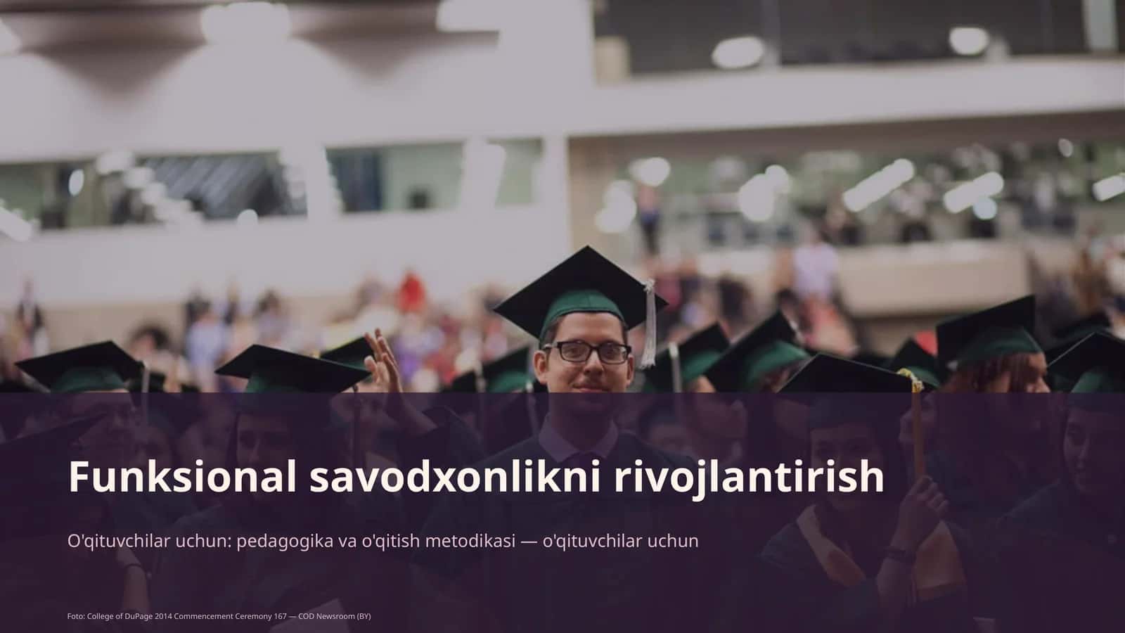 Savodxonlikni rivojlantirish