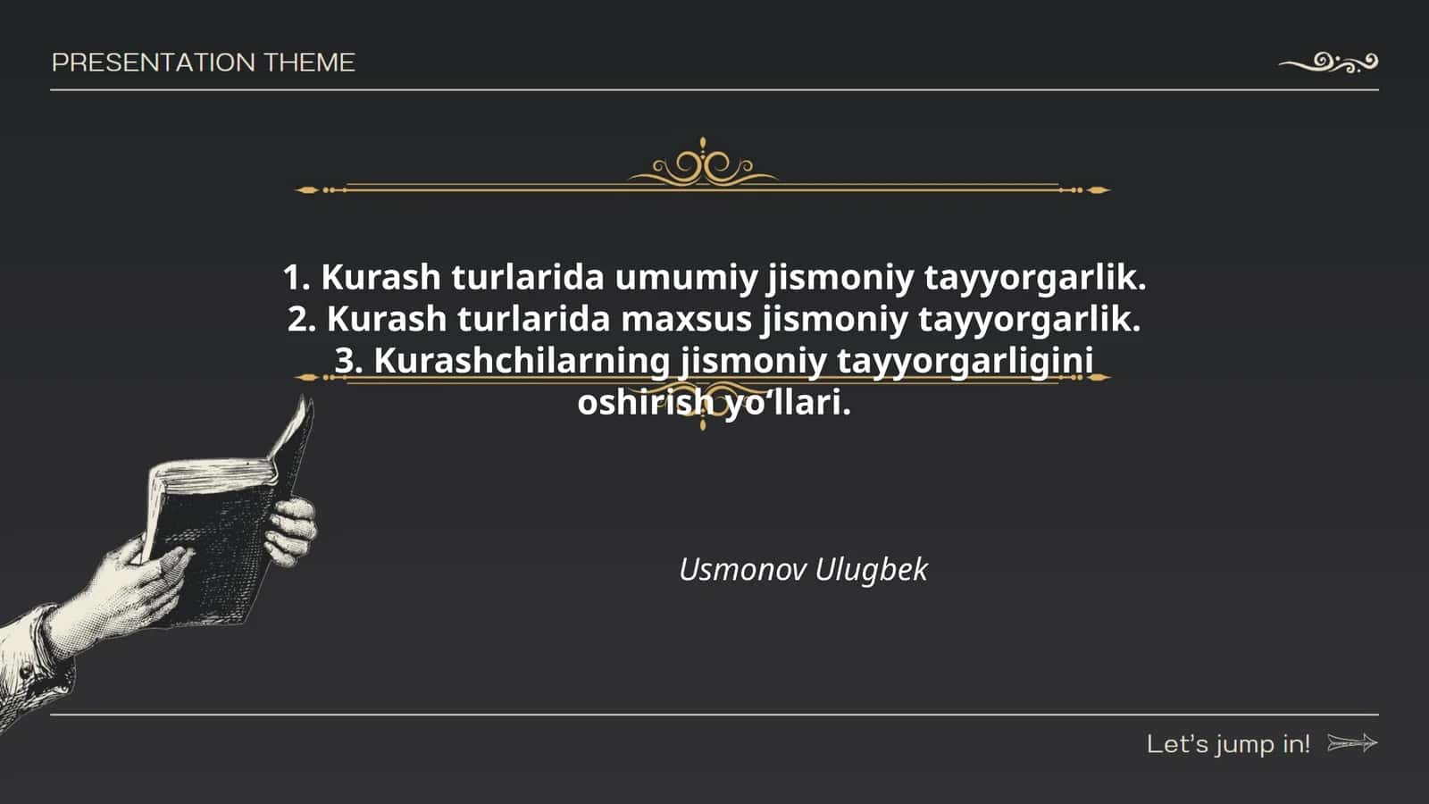 Usmonov Ulugbek