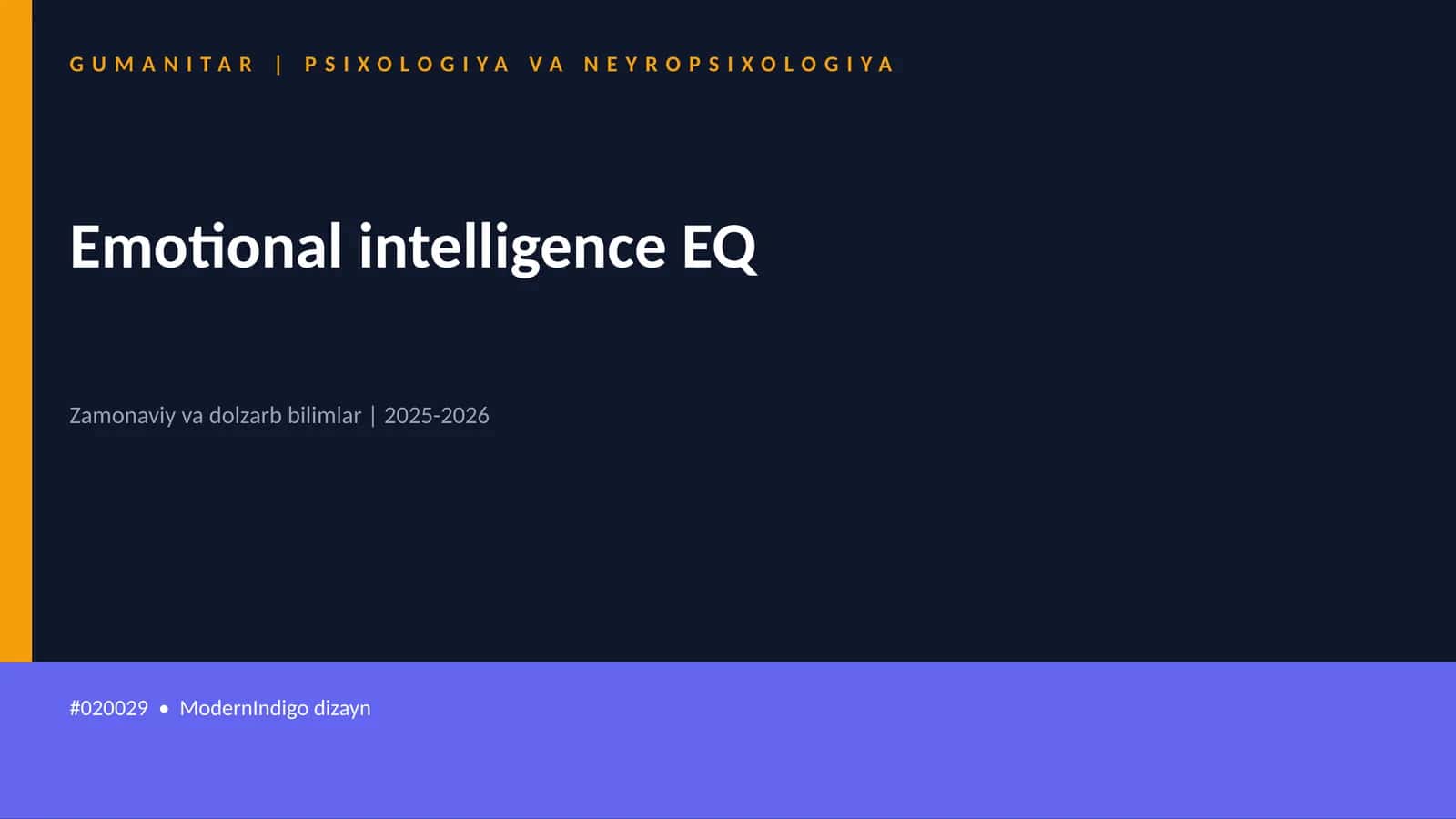 Emotional intelligence EQ