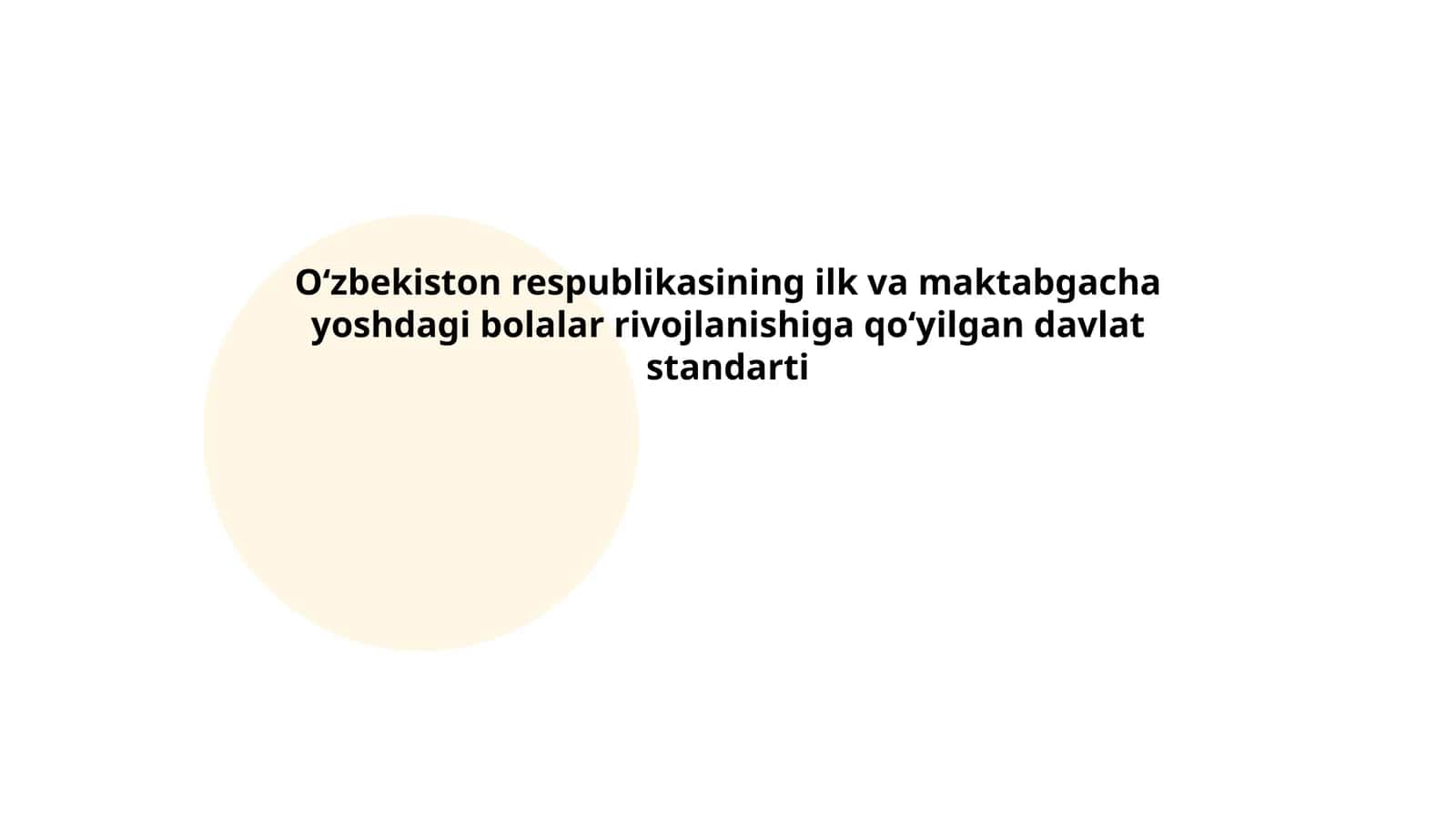 Davlat standarti bo'yicha ilmiy-metodik va o'quv qo'llanma