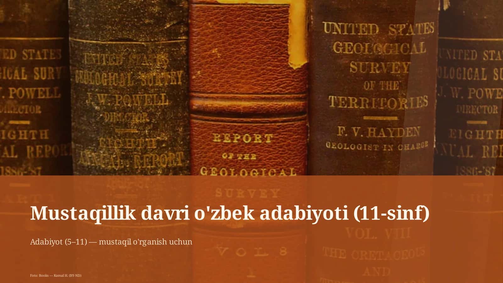 Mustaqillik davri o'zbek adabiyoti (11-sinf)