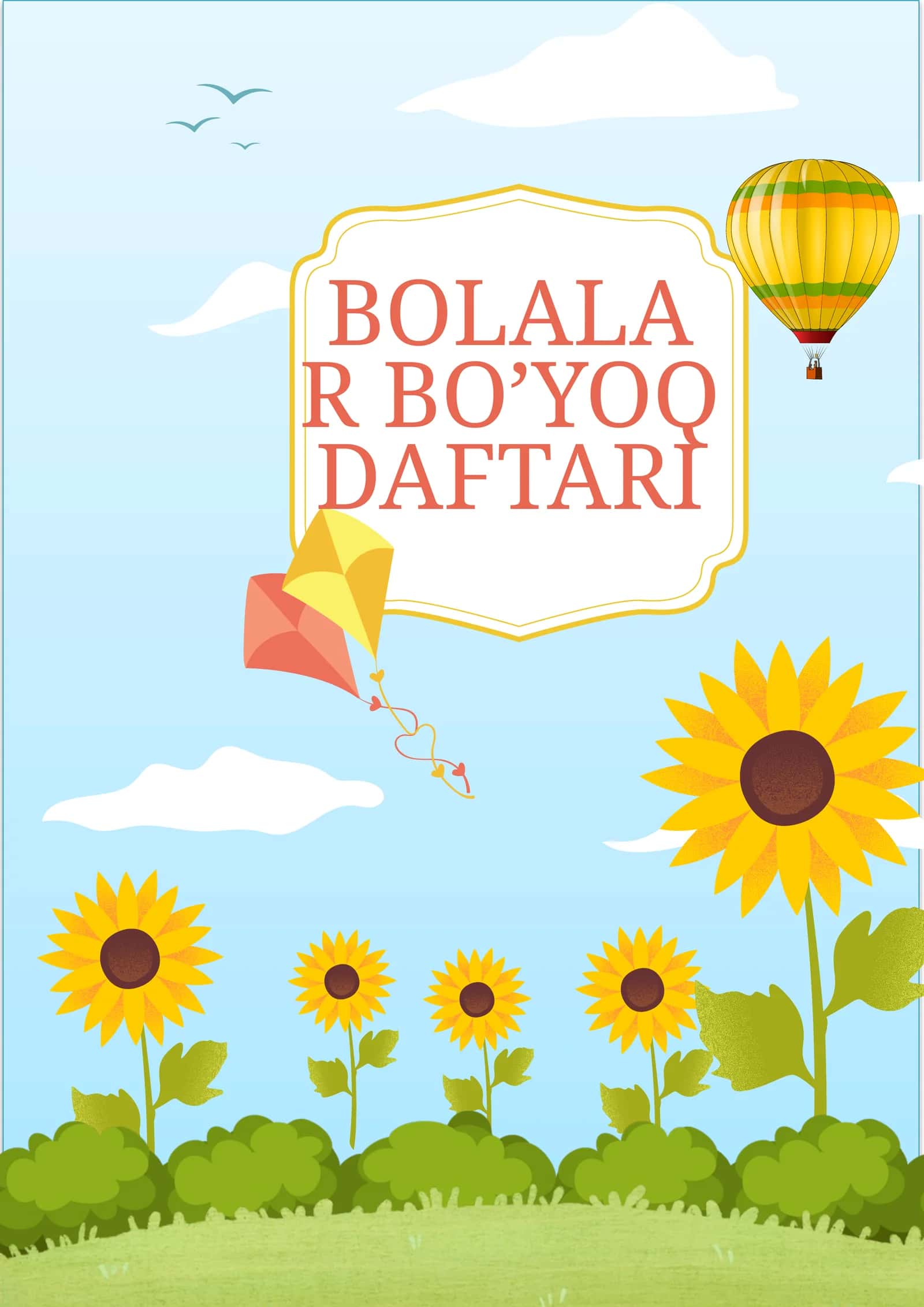 BOLALAR UCHUN INTERAKTIV BO’YOQ DAFTARI