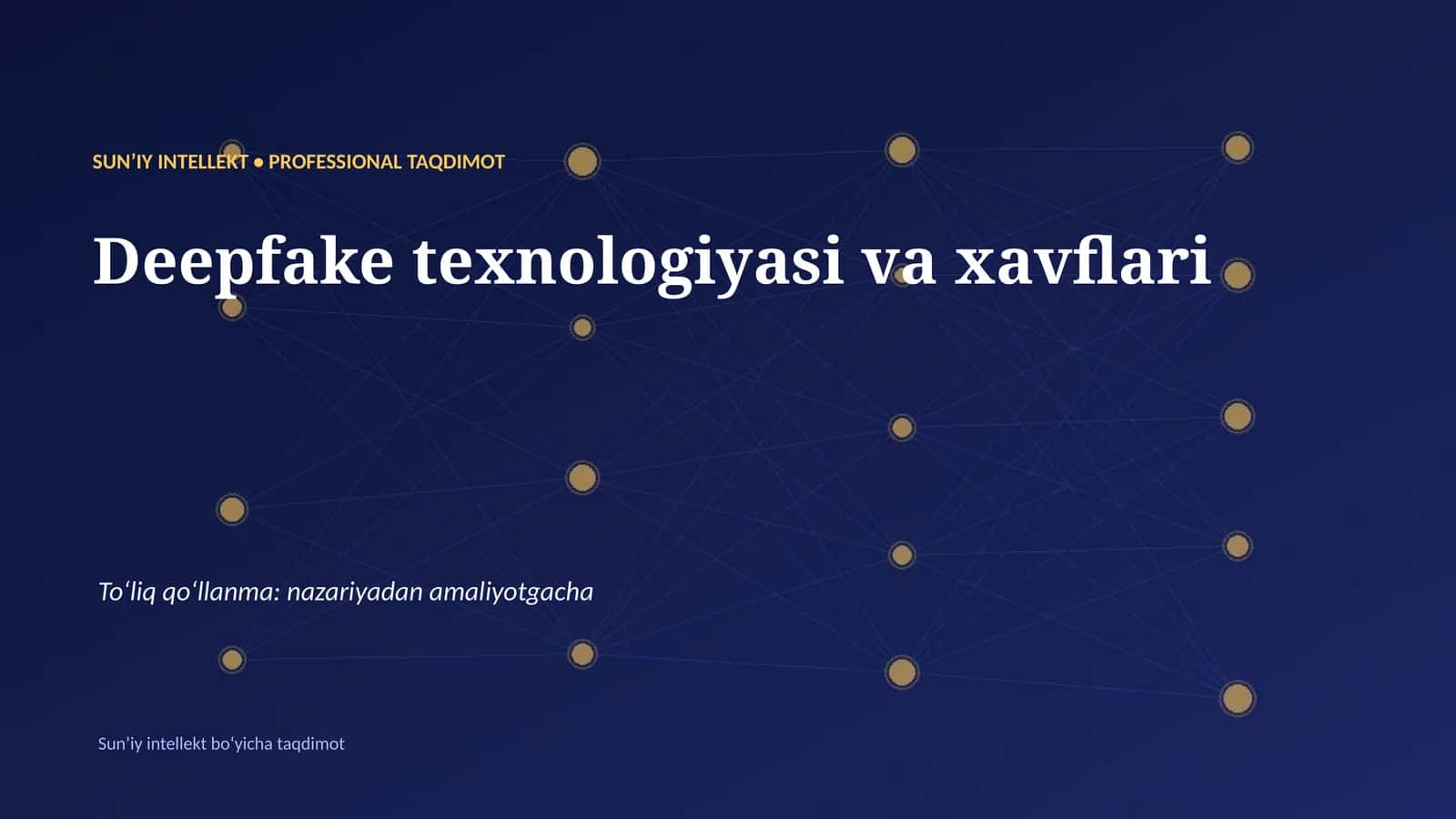 PROFESSIONAL TAQDIMOT