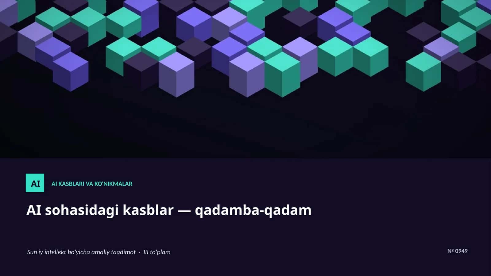 AI KASBLARI VA KO'NIKMALAR