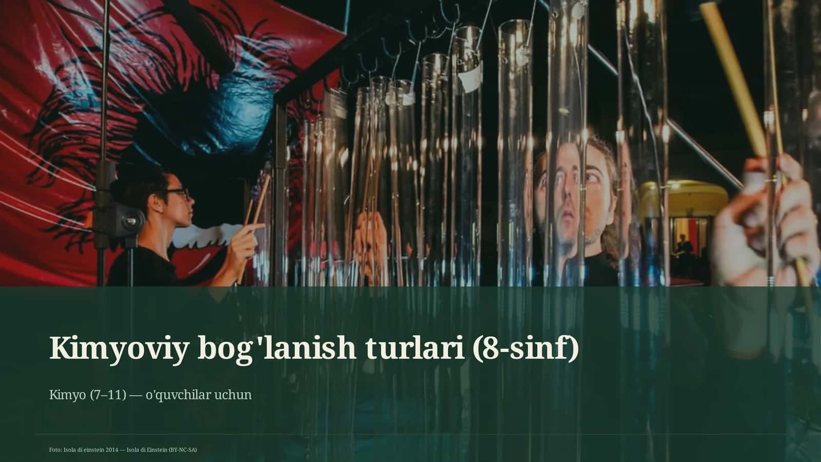 Kimyoviy bog'lanish turlari (8-sinf)