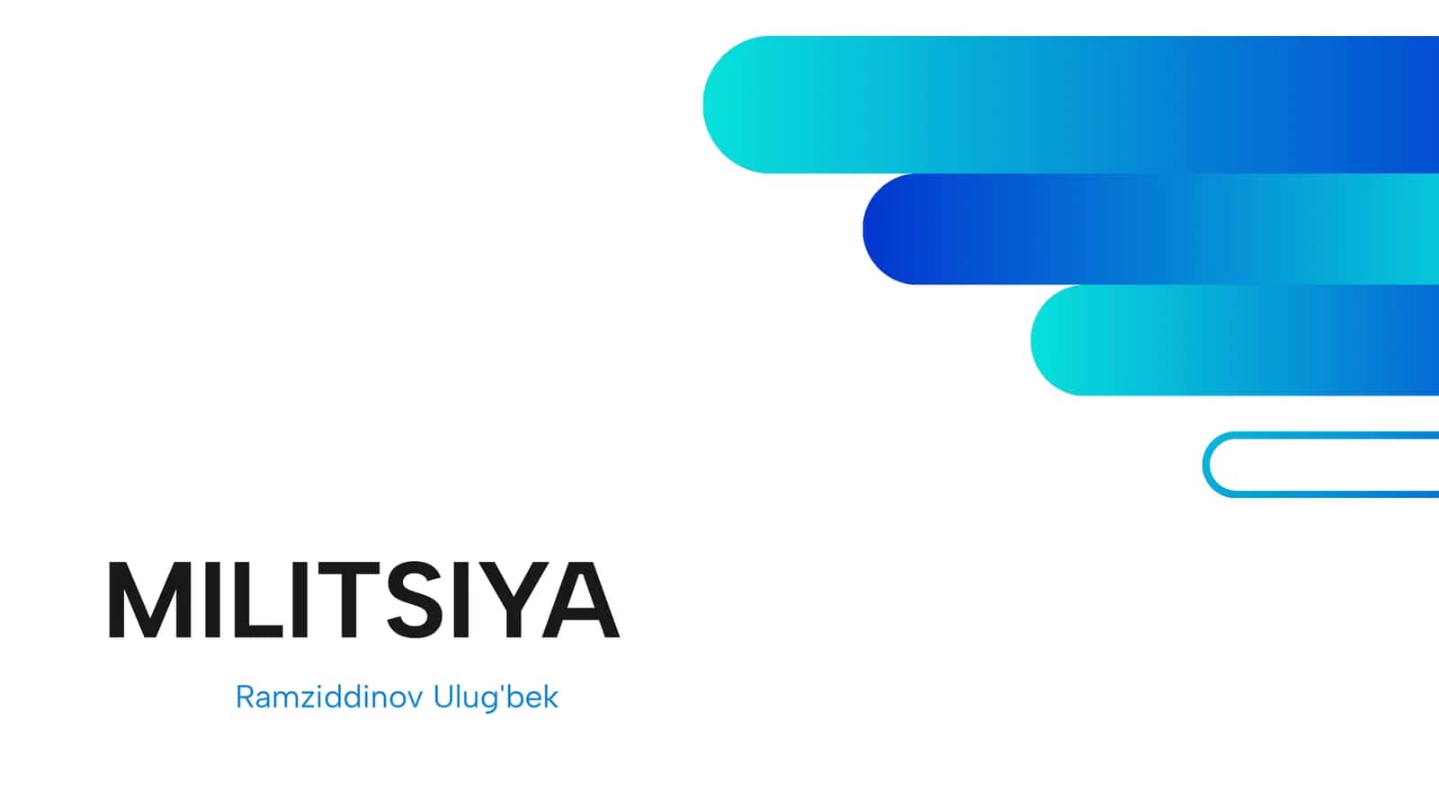 Militsiya tizimi