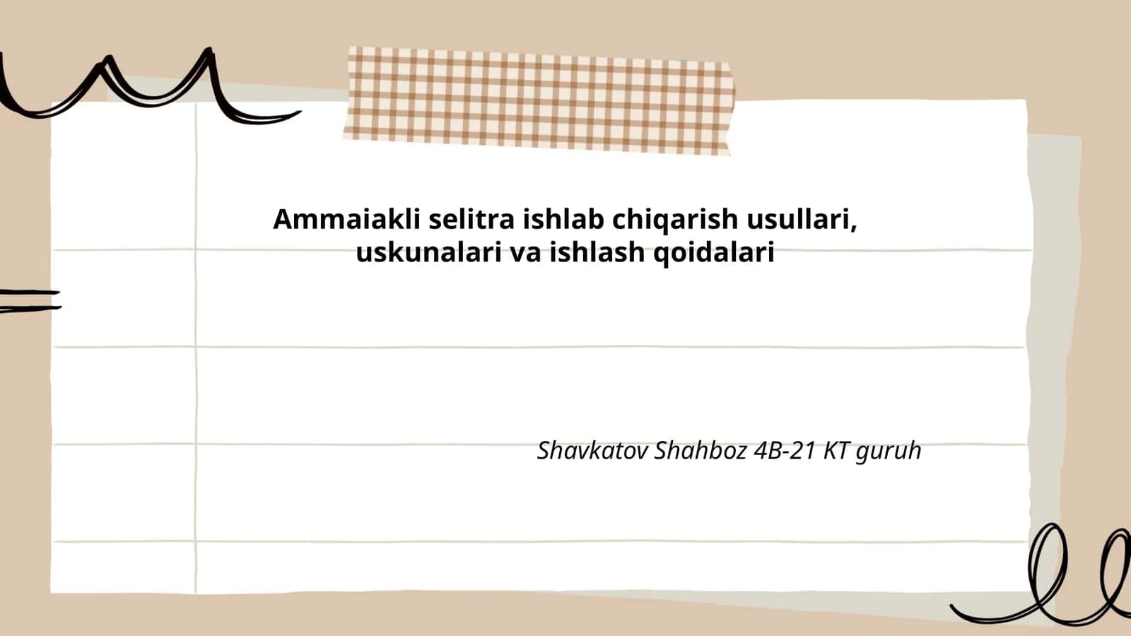 Ammaiakli selitra ishlab chiqarish usullari, uskunalari va ishlash qoidalari