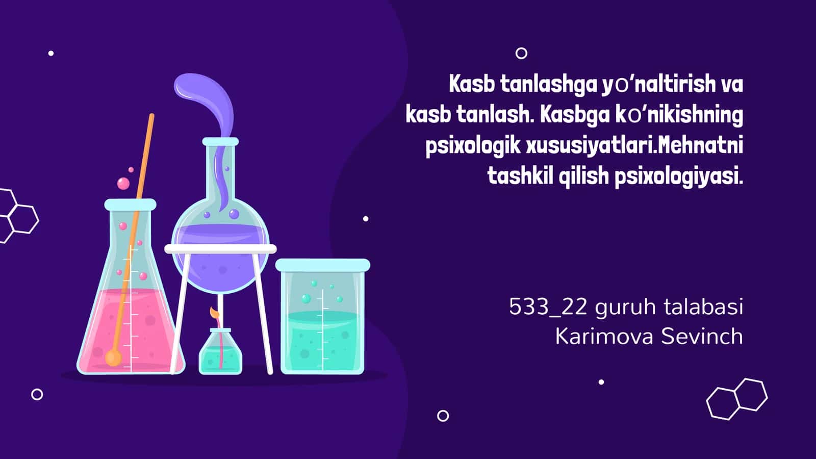 Kasb tanlash va kasbga kо’nikish