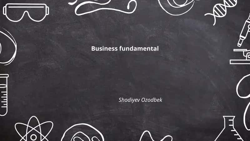 Business fundamental
