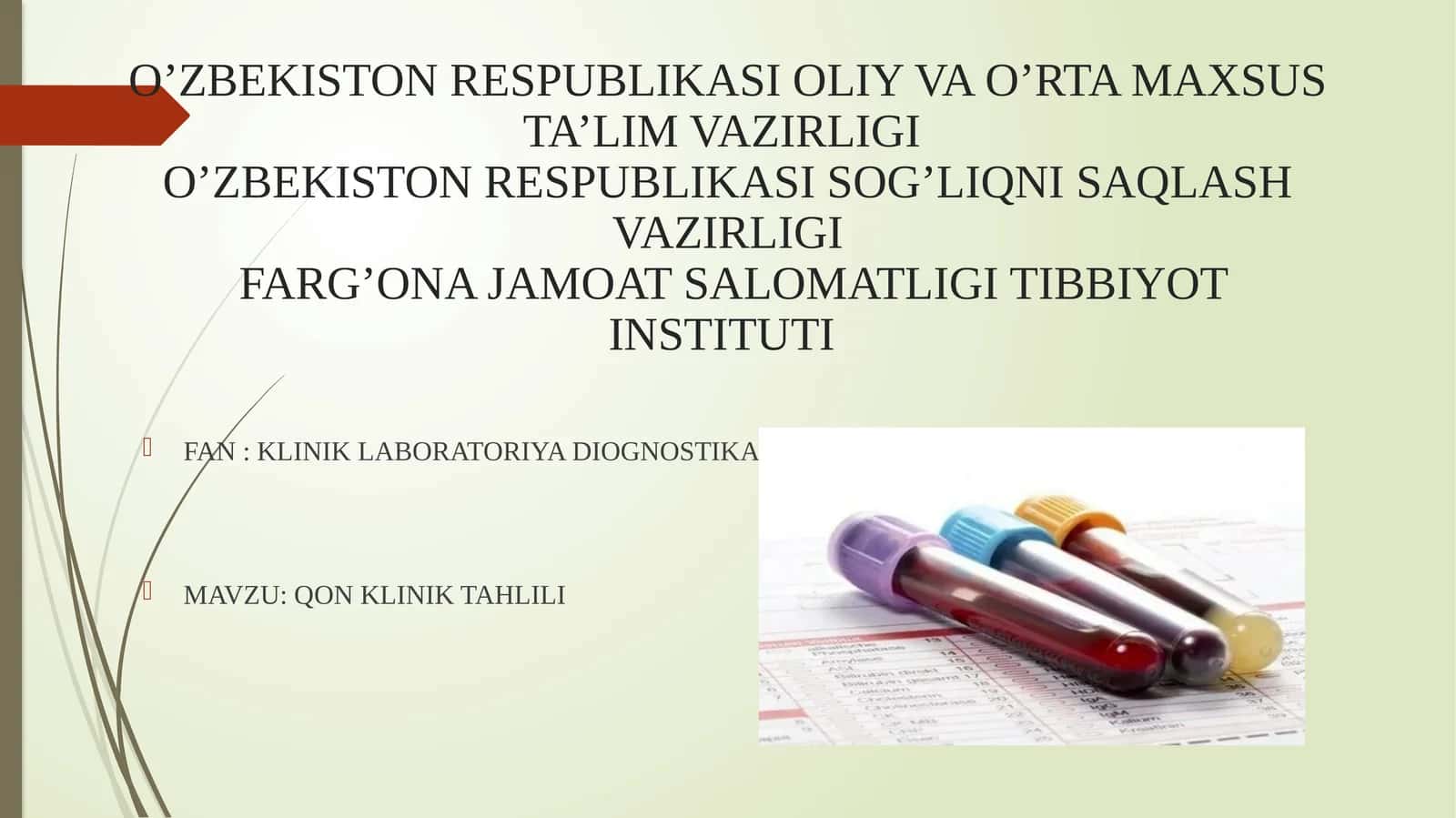 QON KLINIK TAHLILI