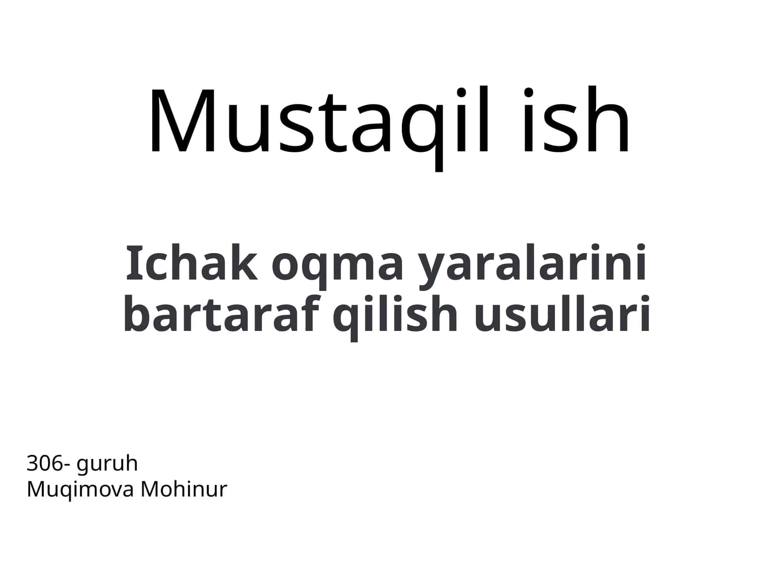 Ichakoqmayaralarinibartarafqilishusullari