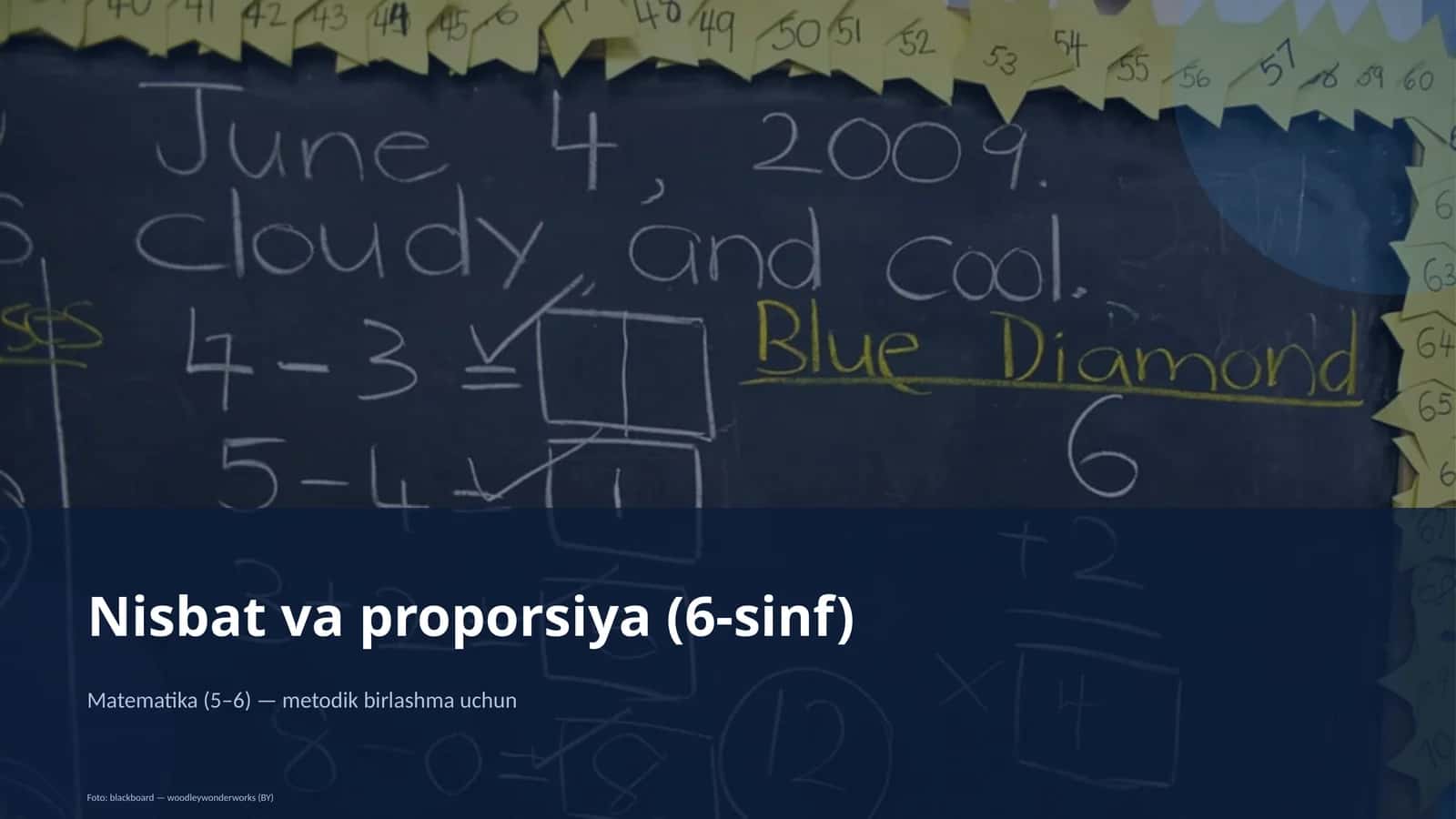Nisbat va proporsiya (6-sinf)