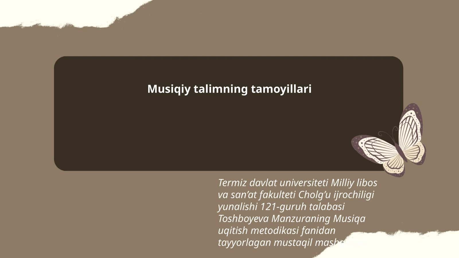 Musiqa uqitish metodikasi