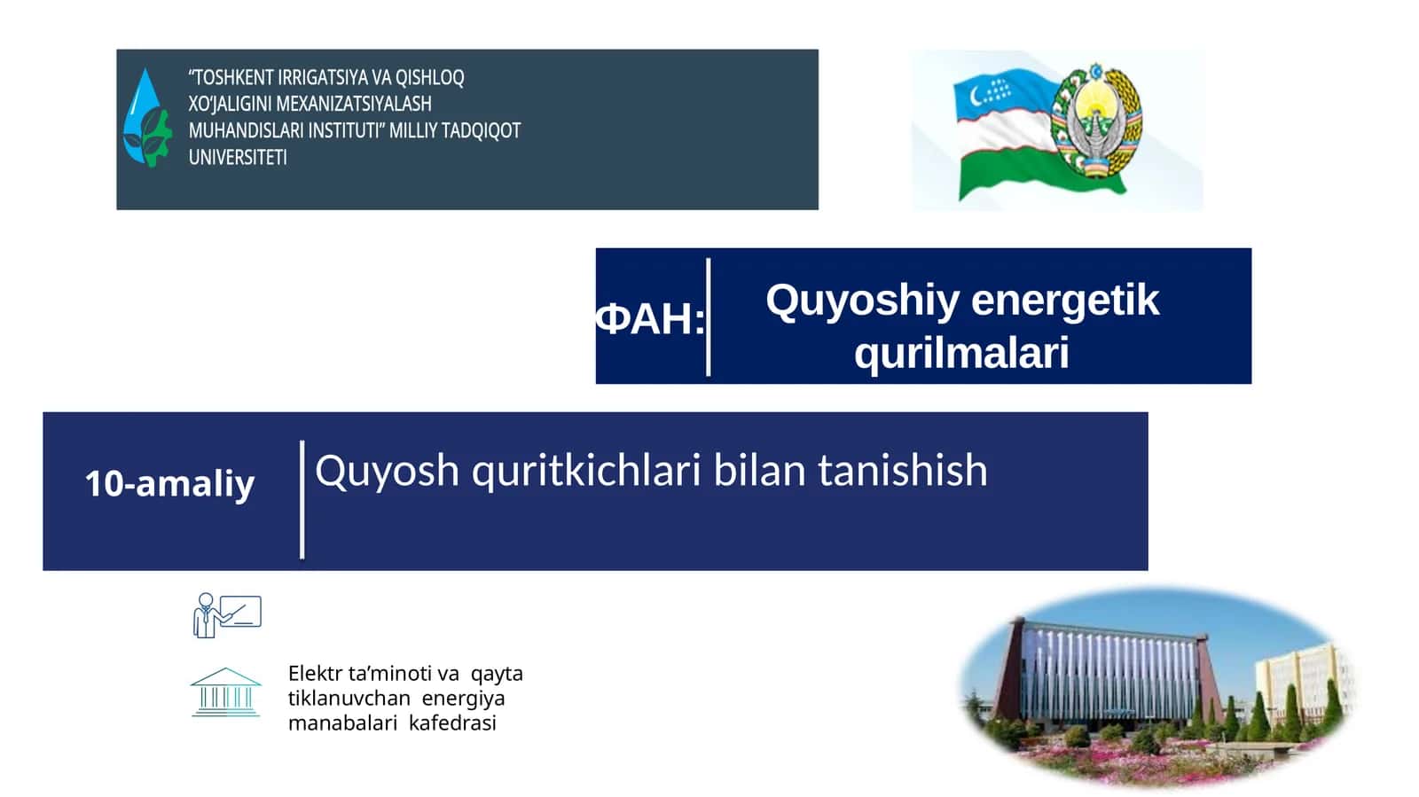 Quyosh quritkichlari bilan tanishish