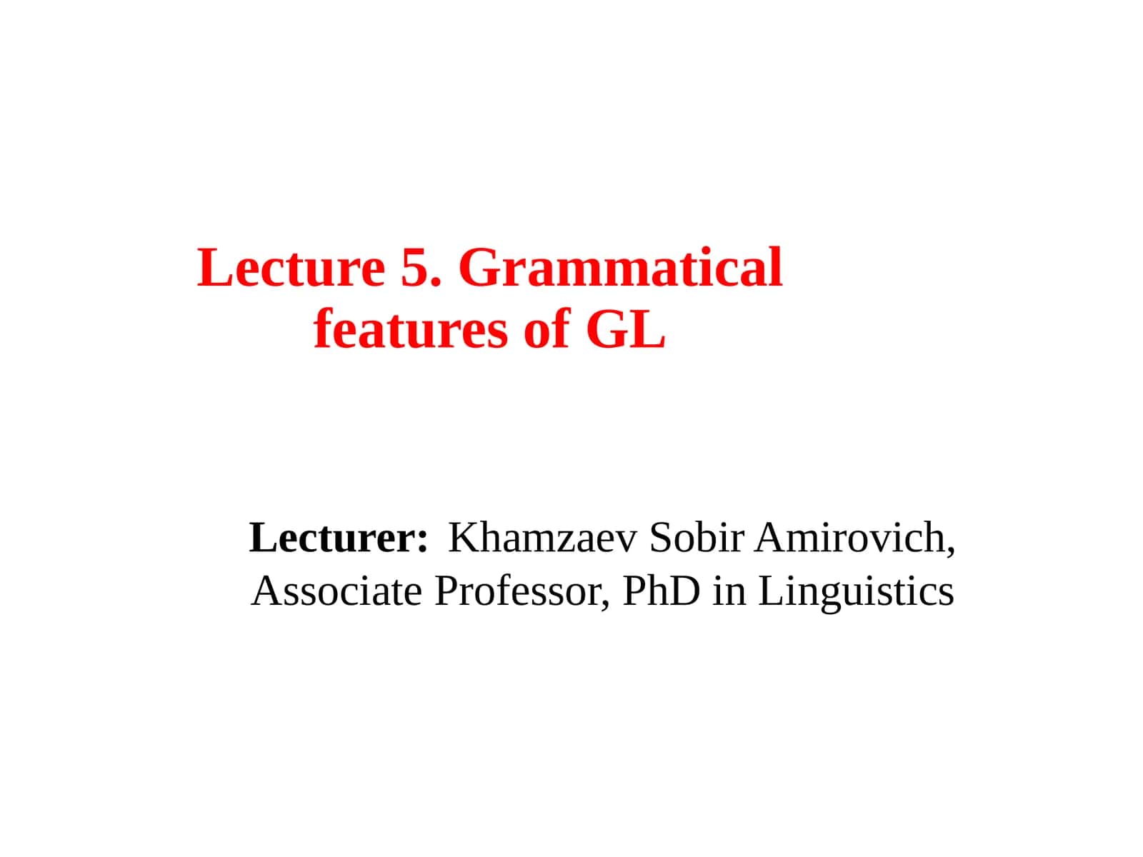 Grammatical features of Germanic Languages
