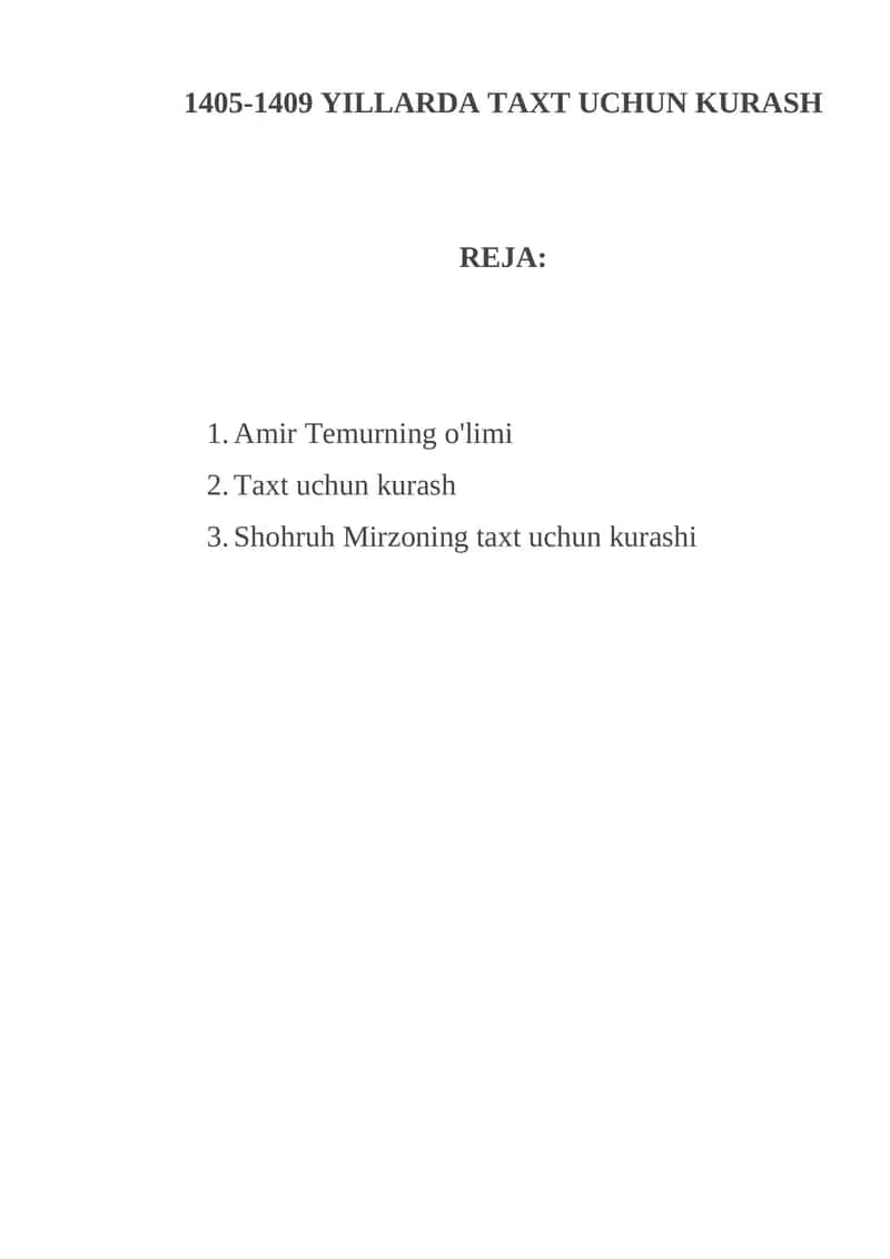 Taxt uchun kurash