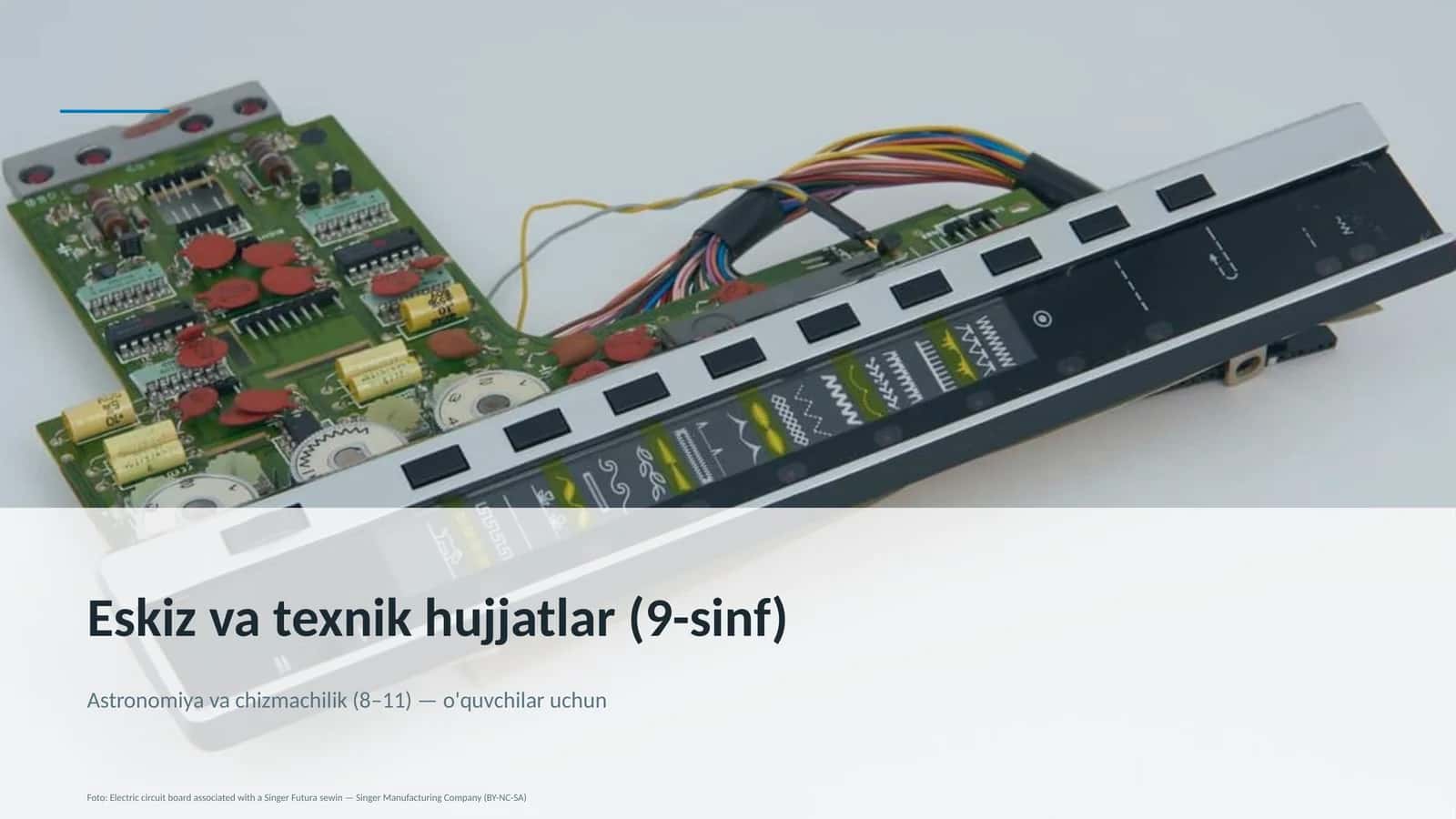 Eskiz va texnik hujjatlar (9-sinf)