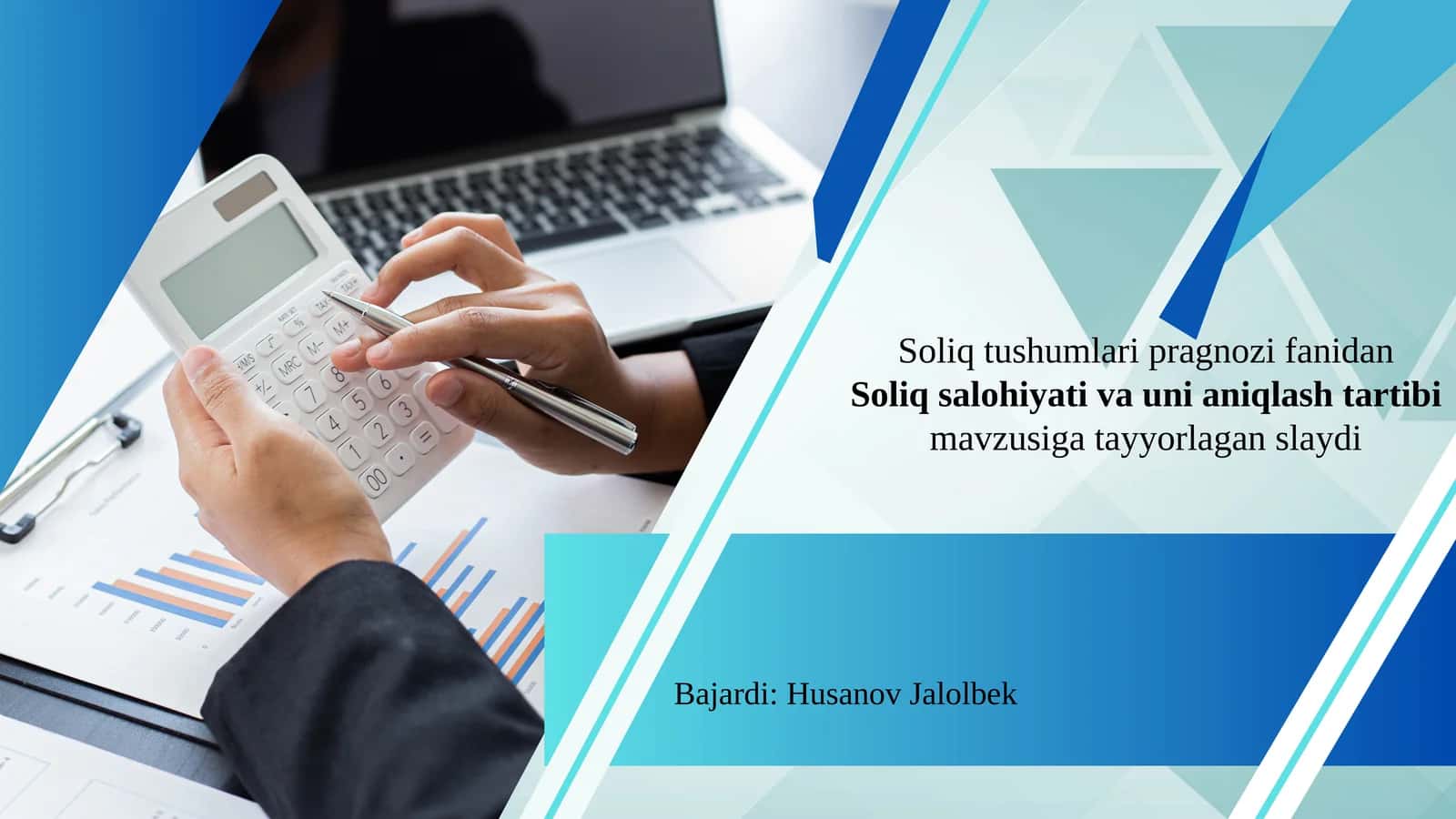 Soliq tushumlari pragnozi