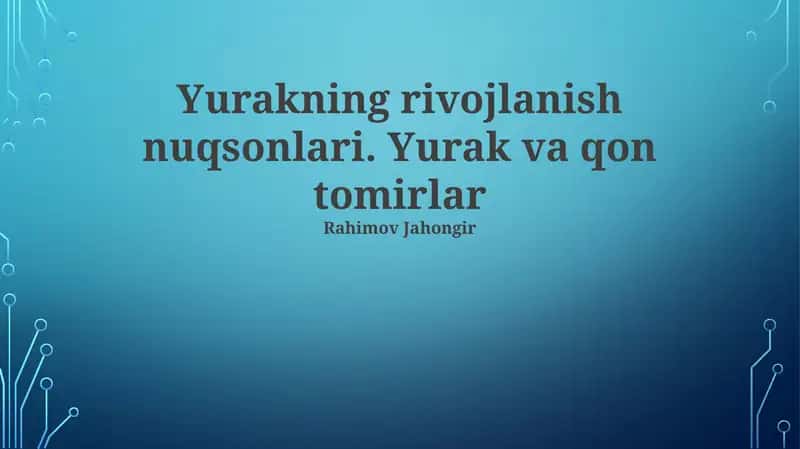 Fallot tetralogiyasi