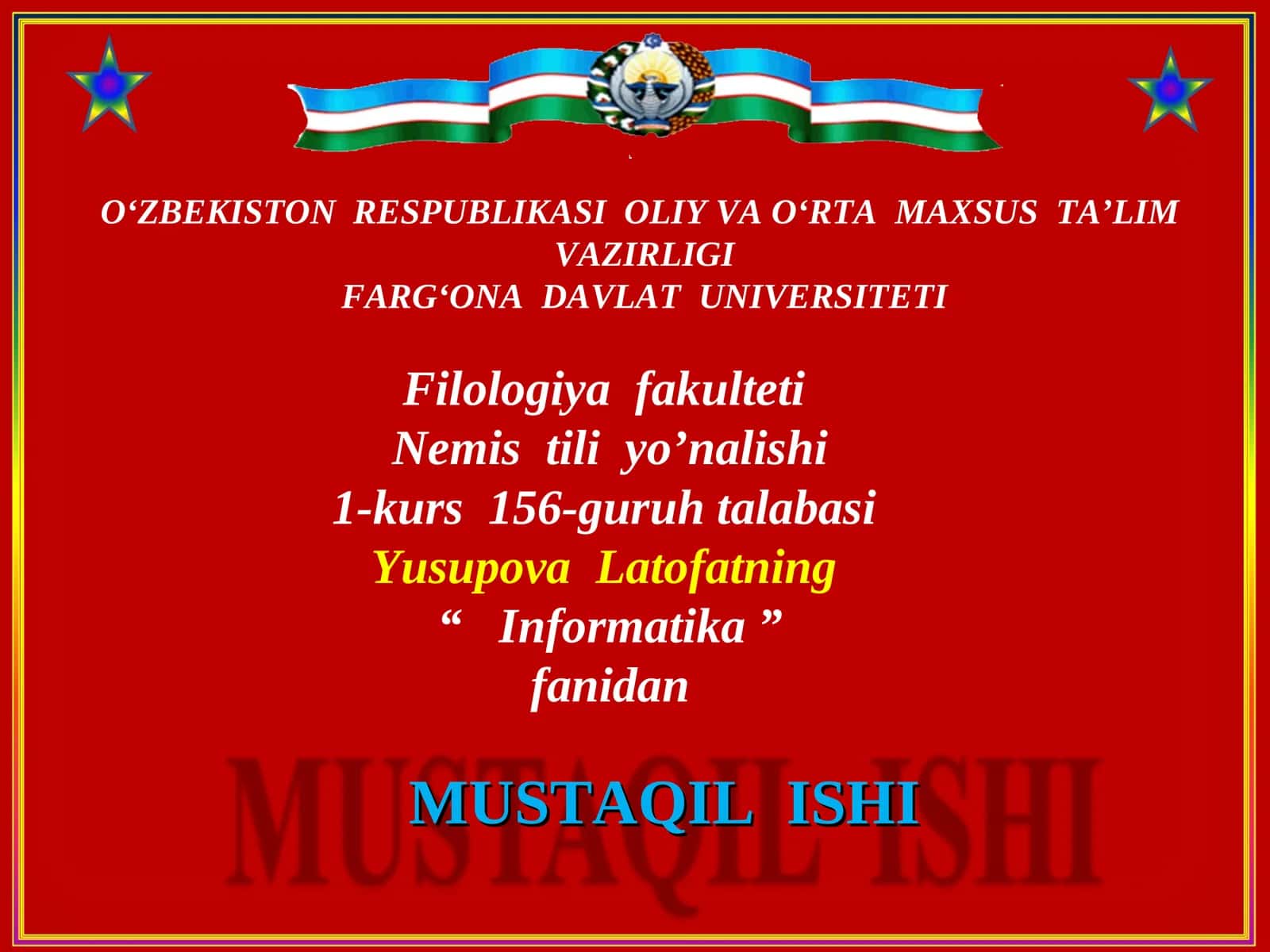 MS DOS haqida tushuncha