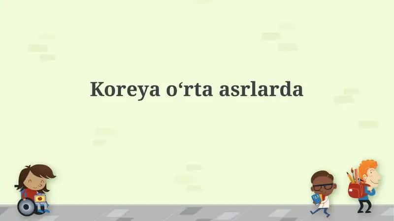 O'rta asr Koreyasi